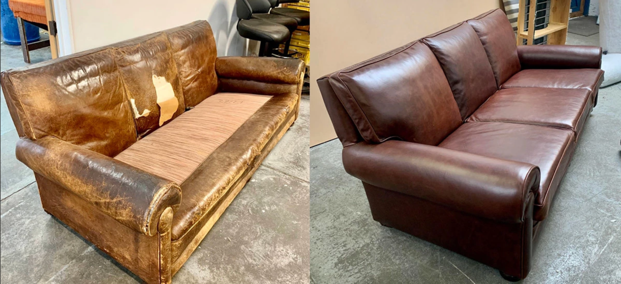 Meubelstoffering Tilburg – bank en stoelen in één stijl opnieuw bekleed